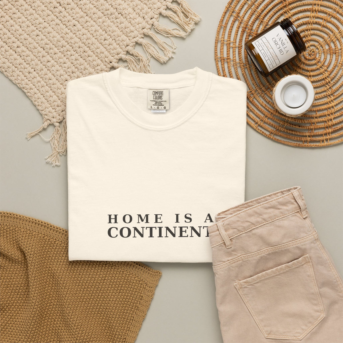 Home Is A Continent Tee